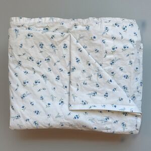 Ralph Lauren Queen Size FLAT Sheet Floral 100% Cotton